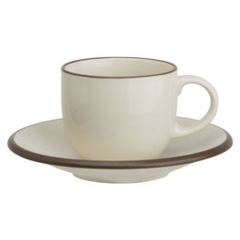 Avet Taza de Té con Plato 280 ml (6 Unidades) Stoneware Hampshire
